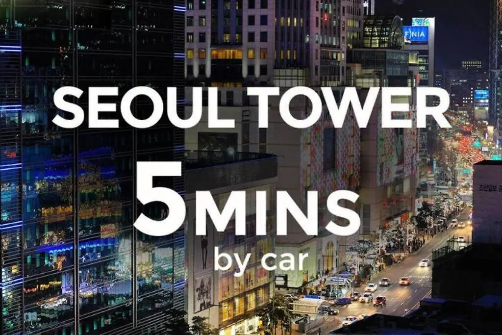 דירה Seoul Central Namsan Studio 2Beds #102